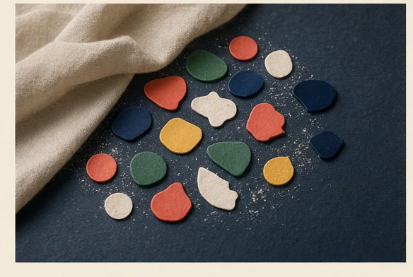 Colorful local tokens being erased from a private slate